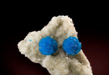 cavansite on stilbite