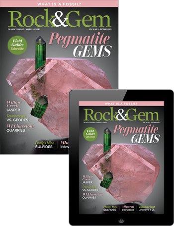 Rock & Gem Print + Digital Subscription