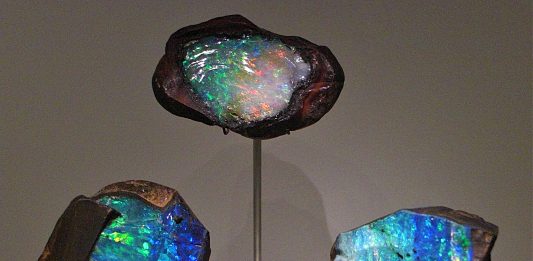 How Is Opal Formed? The Science Behind Its Colors boulder opals from australia illustrate the beautiful colors that come form how is opal formed