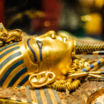 Golden Mask of egyptian pharaoh Tutankhamun, Replica
