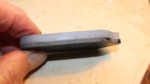 madison river blue agate cabbing