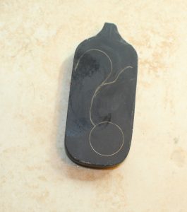 madison river blue agate cabbing