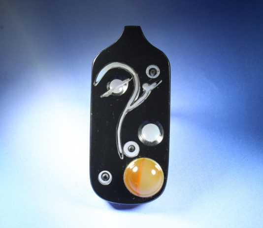 madison river blue agate doublet cabbing