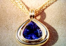tanzanite pendant