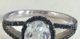 diamond alternative goshenite ring