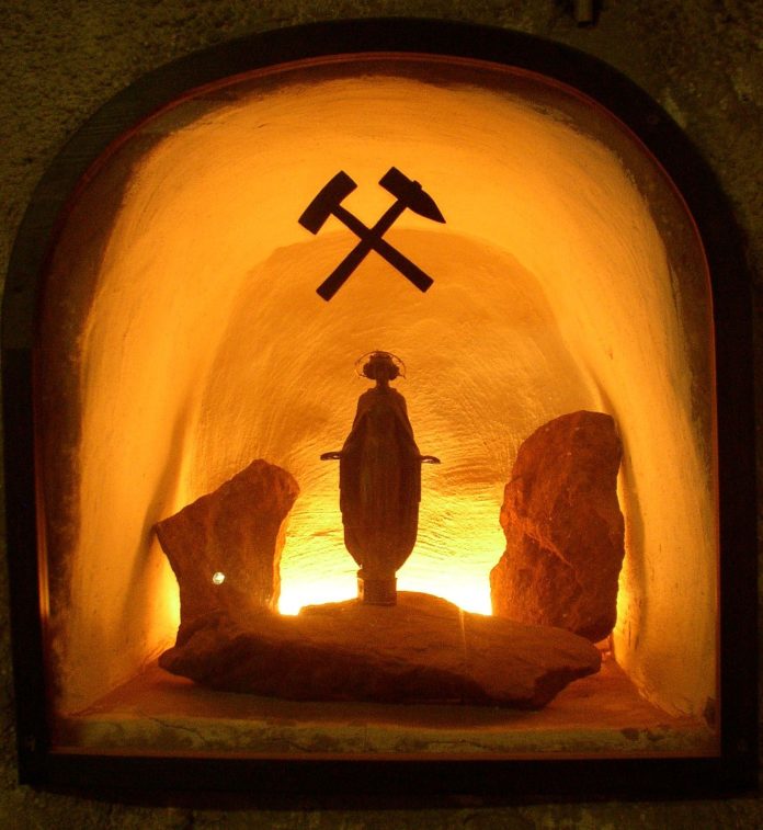 tommyknockers and the saint barbara shrine are among the plentiful mining legends that survive still today.