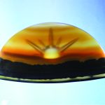 Creating an Agate Cabochon Sunset Scene agate cabochon carved sunset or sunrise scene