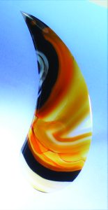 shaping an agate cabochon for a specific scene 