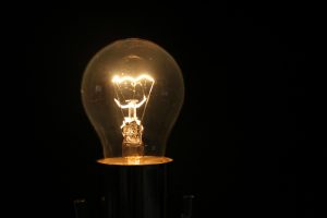 tungsten light bulb