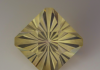 Oregon sunstone faceted using spellbound design