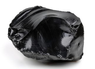 Black Gemstones: From Gloom to Glamour rough black obsidian