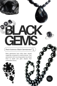 black gemstones