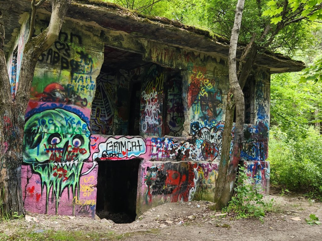 concrete city is full of abandoned houses
