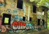 walls in concrete city houses covered in graffiti