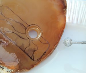 making a necklace pendant