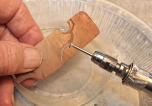 making a necklace pendant