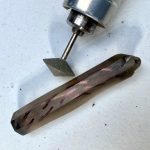 Smoky Quartz Intaglio Carving smoky quartz intaglio