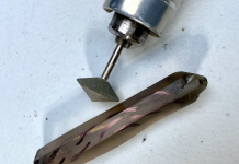 smoky quartz intaglio