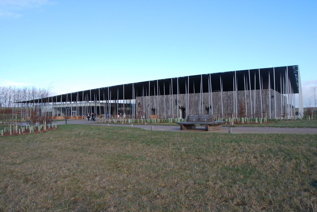 stonehenge visitor center from the outside