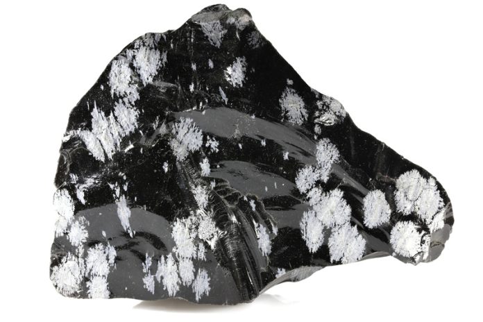 AdobeStock_187126100 -1 volcanic glass snowflake obsidian specimen