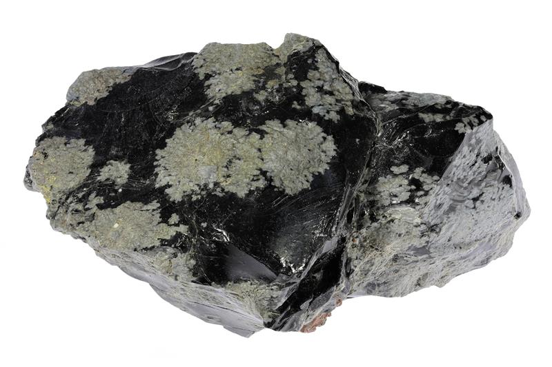snowflake obsidian volcanic glass specimen