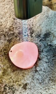 firing precious metal clay for silver dollar pendant