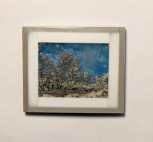 Indonesian moss agate intarsia