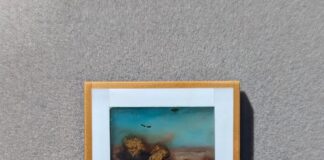 Montana moss agate intarsia