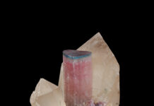 blue cap tourmaline
