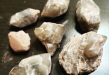 multiple pecos diamonds on display
