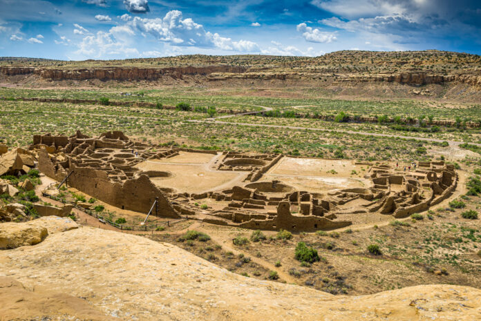 Pueblo Bonito in Chaco Canyon