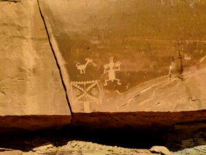 Chaco Canyon National Park - New Mexico, USA. City ruins of Anasazi lost civilization.