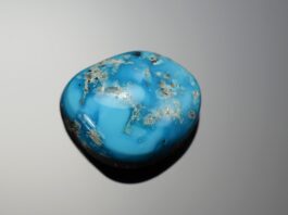 Kingman turquoise polished stone