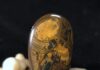 oval shaped royal sahara jasper cabochon