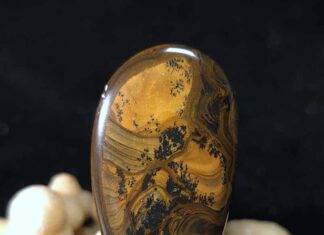 oval shaped royal sahara jasper cabochon