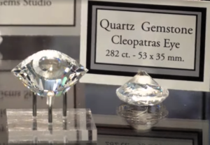 fantasy cut quartz gemstone names Cleopatra's eye