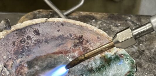 Gold Alloy Explained: Types, Colors & Jewelry Uses Scrap gold is being melted together with the new 24k gold and master alloy.