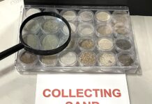 Sand Collecting: Earn the AFMS Sand & Sediment Badge collecting-sand-display