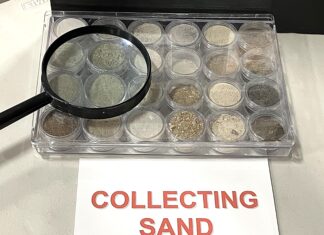 Sand Collecting: Earn the AFMS Sand & Sediment Badge collecting-sand-display