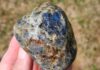 Collecting AuSable River Labradorite labradorite-in-riverbed