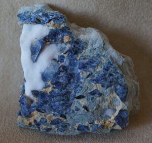 Benitoite is a rare barium-titanium silicate mineral.
